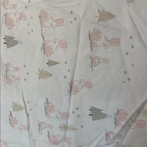 Pottery barn kids flannel crib sheet